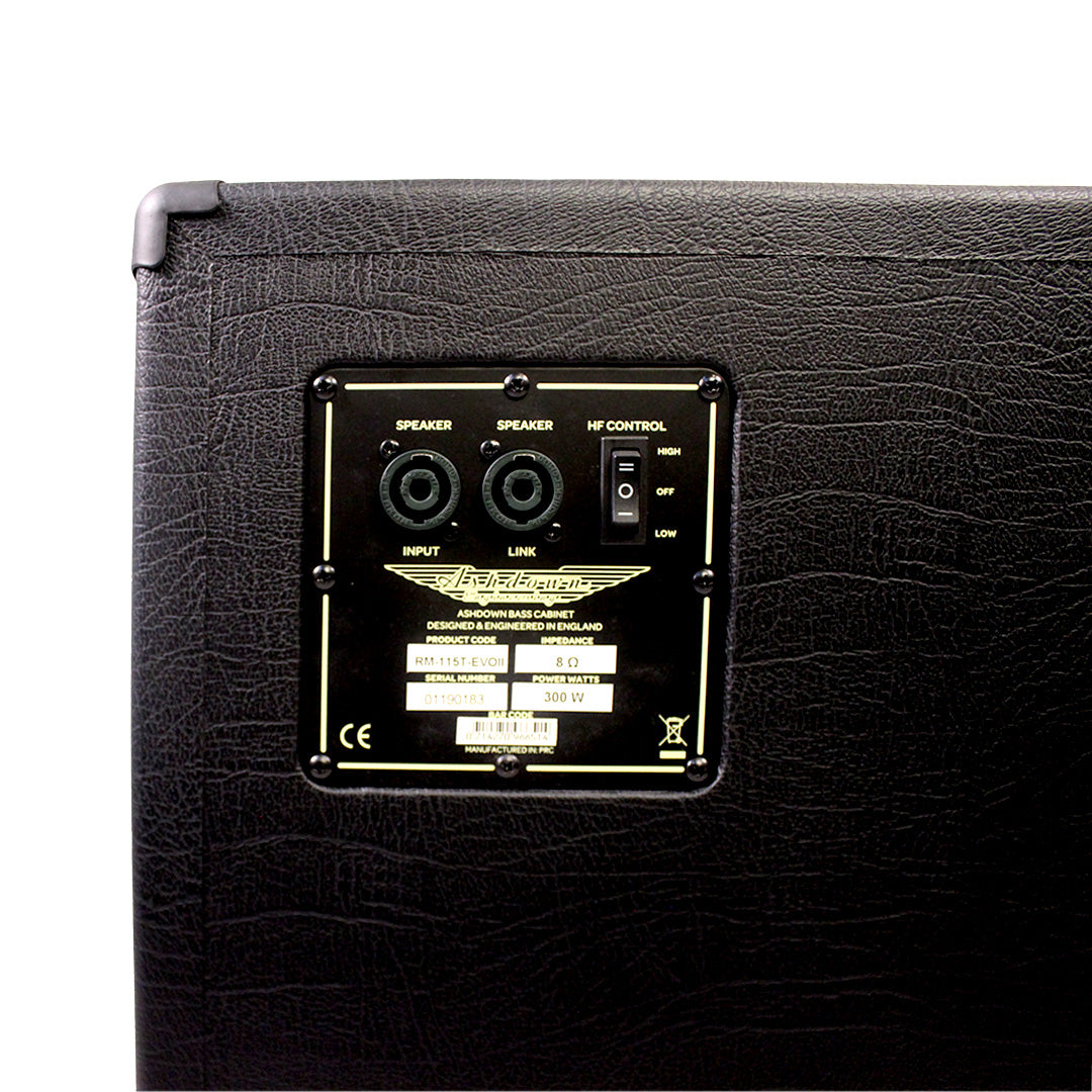 Ashdown RM-115T-EVOII Super Lightweight Bass Cabinet 300w 1x15" (RM-115T-EVOII)